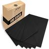 Japun - Buste (100 pezzi) - formato C5, 220 x 156 mm, nero | Busta da lettera in carta da 150 g/m², con chiusura gommata, senza finestra, per inviti da scrivere e stampare