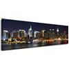 Visario bestpricepictures 120 x 40 cm Quadro su Tela New York USA 5715-SCT - Stampa/Disegno/Immagine Pronto da Appendere