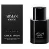Armani Code Pour Homme Eau de Parfum Refillable 50 ml, Eau de Parfum Ricaricabile Spray