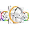 be quiet! Light Wings 140mm PWM White ventola, 3 ventole incluse, illuminazione ARGB, tanti colori e modalità, pale ottimizzate per il rumore, pressione statica elevata, turbolenze a basso rumore