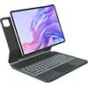 WINCHKING Tastiera per iPad Air 11 2024 (M2), Magic Keyboard per iPad Pro 11 (4a/3a/2a/1a) generazione, Custodia Tastiera per iPad Air 5/4, Design Magnetico Galleggiante, Touchpad Retroilluminazione