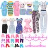 Miunana 5 PCS Abiti Vestiti + 10 PCS Scarpe + 5 Grucce per 11.5 Pollici 28 -30 CM Principessa Bambola