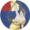 Soledad SEDILE ALLA LIBERTÀ GUIDANTE IL POPLE - BLU - Ø 20 cm - PICCOLO GIORNO PARIGI - MELAMINE.