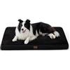 Bedsure Cuscino per cani in memory foam, tappetino per cani, misura grande, ortopedico, materasso per cani, lavabile e antiscivolo, letto per cani interno, nero, 89 x 56 x 8 cm