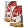 FARMINA N&D QUINOA ADULT ALL BREED SKIN & COAT QUAGLIA 7 KG X 2 sacchi