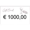 Gift Card € 1000,00