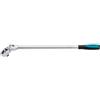 Hazet 916Gl Leva a Cricchetto, Lunga, con Snodo, Argento, Attacco Quadro, Massiccio, 12.5 mm 1/2 di Pollice