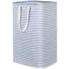 Lifewit Cesto Portabiancheria, Grande Cesta Portabiancheria Pieghevole con Manici Allungati, Portabiancheria Sporca, Laundry Basket per Vestiti, Asciugamani, Coperte, Blu, 80 L