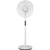 Ardes Ventilatore a Piantana da Terra e da Tavolo 5 Pale Diametro 45 cm Oscillante 4 Velocità con Timer e Telecomando colore Bianco - AR5PR4003