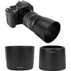 Tbest Zoom Lens Ef 70-300Mm 58Mm Hood, X1-4 Lens, Lens Hood Et64Ii Paraluce in Plastica di qualità per Fotocamera Efs Ef 75300Mm F 4.05.6 Is Usm
