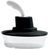 ALESSI BURRIERA C/SPATOLA IN RESINA NERA - SHIP SHAPE