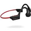 RockShine R1 - Cuffie BT wireless a conduzione, Bluetooth 5.2, audio Hi-Fi, resistenti al sudore, batteria a lunga durata, vestibilità comoda, rosso