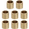 PATIKIL M8 Distanziali in Ottone, 8pz Distanziatore Metallo Ottone 8mm ID x 10mm OD x 8mm L Distanziali in Ottone Distanziatore a Vite per 5/16 Pollice o M8 Vite