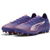 PUMA Ultra 5 Match MG, Soccer Shoe Unisex-Adulto, Lapis Lazuli White-Sunset Glow, 42 EU