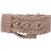 Paikka Maglioncino in Lana di Agnello realizzato a Mano per Cani Tortora, 25cm