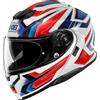 Shoei casco modulare Neotec 3 - Anthem TC10 Bianco Blu Rosso