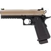 RAVEN HI-CAPA 5.1 BLACK/TAN GREEN GAS SCARRELLANTE