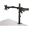 Startech.com Supporto monitor StarTech con montaggio su scrivania 32" Nero [ARMDUAL2]