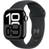 Apple Watch Series 10 Serie 10 GPS 42mm Cassa in Alluminio color Jet Black con N