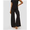 Deha Pantaloni Neri Wide Leg Da Donna Deha