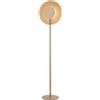 Ondaluce Piantana CANDY a LED in metallo Oro e vetro graniglia Ambra H170 cm