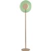 Ondaluce Piantana CANDY a LED in metallo Oro e vetro graniglia Verde H170 cm