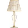 Ondaluce Lampada da tavolo 25x51 cm ROXANNE in vetro soffiato lavorato a mano