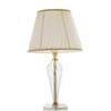 Ondaluce Lampada da tavolo VILLA in vetro lavorato a mano Oro 25x47 cm