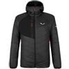 Salewa Catinaccio TirolWool Responsive Giacca Uomo con Cappuccio, Black Out