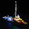 YEABRICKS Luce a LED per 21350 Ideas Jaws Building Blocks Model (set da costruzione non incluso)