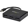 StarTech.com Adattatore Mini DisplayPort a DisplayPort - Hub MST a 3 porte: 2x 4K 30Hz e 1x 1080p - Splitter video - mDP 1.2 a DP per estensione del desktop solo con Windows (MSTMDP123DP)