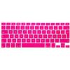 System-S Cover in silicone per tastiera QWERTZ tedesca per MacBook Pro 13 15 17 iMac MacBook Air 13 in rosa