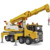 BRUDER Autogru Liebherr Scania Super 560R con Modulo Light & Sound - Realismo e Divertimento