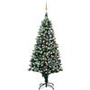 vidaXL Set Albero Natale Artificiale con LED Palline e Pigne 240 cm