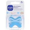 MAM Bite&Relax Fase 2 Mini Dentaruolo Azzurro 4m+ 1 pz Altro