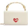 Love Moschino Borsa a mano Donna, Bianco, Taglia unica