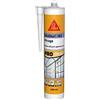 SIKA - SikaSeal-162 Vetri, Nero, Sigillante Silicone Speciale guarnizioni per vetri, verande, serre e piastrelle, Interni ed Esterni, 300ml