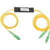 Dekaim Splitter, Splitter per Fibra Ottica Monomodale SC APC 1X2 PLC, Splitter PCL SC/UPC, Passivi LAN in Fibra Ottica