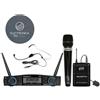 ZZIPP TXZZ582 Set Radiomicrofono 1 Gelato/Archetto UHF 48 Ch Wireless Dj karaoke