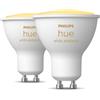 Philips Hue White Ambiance 2 Lampadine Smart Gu10 35w