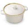 LIONESS Justcolor Sesame Crema-mini casseruola con coperchio cm 13,5x10x7h (minimo 4 pezzi)