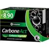 Linea Act Carbone Act - Integratore alimentare per la flatulenza e il meteorismo, 45 compresse