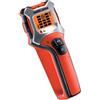 BLACK+DECKER Unisex - Adulto Rilevatore 3 in 1, Black, Red, 7.2 x 17.1 x 30.6 cm