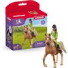 SCHLEICH 42542 HORSE CLUB Sarah & Mystery, da 5 anni, HORSE CLUB - Playset, 10 pezzi