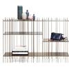 MOGG consolle METRICA struttura oro e vetro bronzo - MME27CO+MMEKV27-BRONZO
