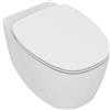 Ideal Standard Dea wc sospeso AquaBlade® bianco lucido con sedile slim rallentato codice prod: T348801