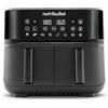 Nutribullet - Friggitrice ad Aria a Doppio Cassetto - 2850W - 2 Cestelli da 4L - 8 Modalita di Cottura - Nera