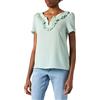 Naf Naf T-Shirt, Verde Tenue, XS Donna