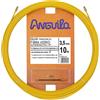 Anguila | Guida Passacavi | Fibra di Vetro Rinforzata + Propilene | Terminali Intercambiabili | Colore Giallo | Diametro 3,5 mm | 10 metri
