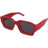 Hugo by Hugo Boss Hugo Boss HG 1311/S C9A/IR | Occhiali da Sole Graduati o Non Graduati | Prova Online | Plastica | Quadrati | Rosso | Adrialenti